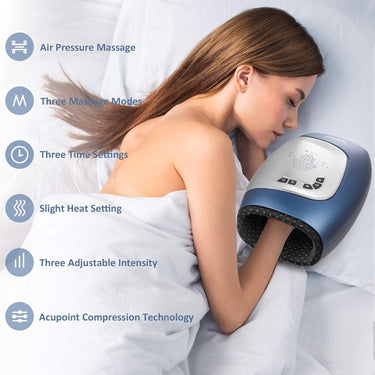 Hand Massager with Heat, Cordless Electric Hand Massager Tool